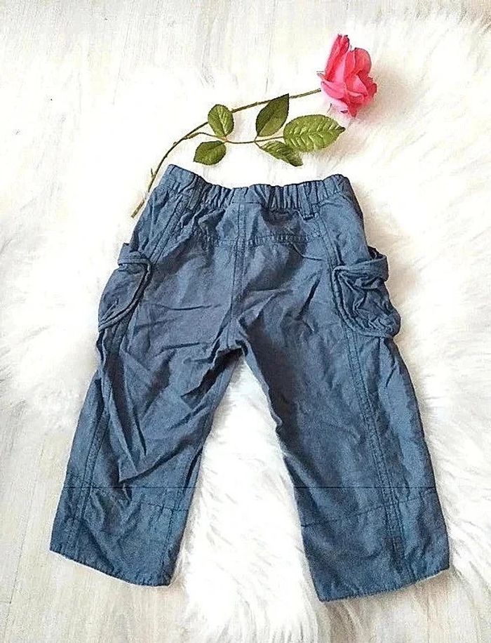 Pantalon jean fin en coton Dpam mi-saison 18 mois - photo numéro 2