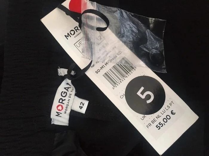 Pantalon Morgan noir et bande blanche Neuf - photo numéro 5