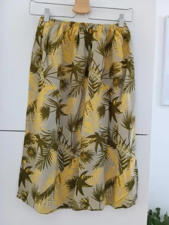Jupe vintage handmade longueur midi