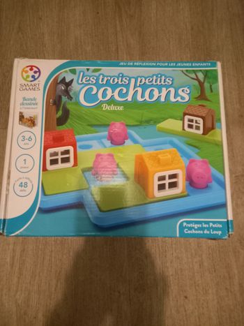 Jeu smart games les trois petits cochons