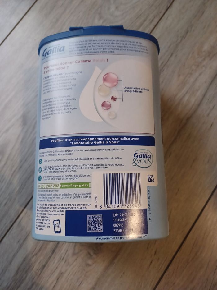 Lait en poudre GALLIA RELAIS ALLAITEMENT 1ER AGE - photo numéro 2
