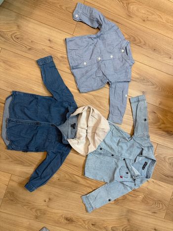 Lot de chemises en jean 24 mois