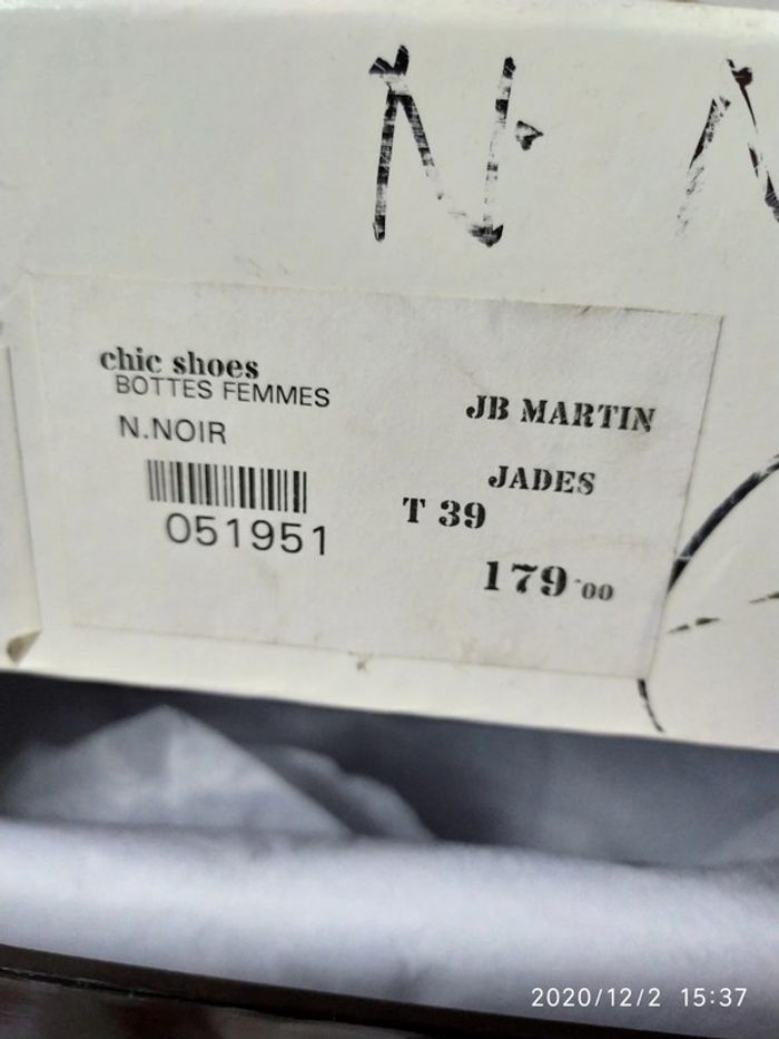 Bottes JB Martin p39 neufs - photo numéro 4