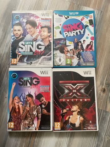 Jeu chat wii let’s sing et autre 