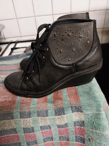 Bottines compensé