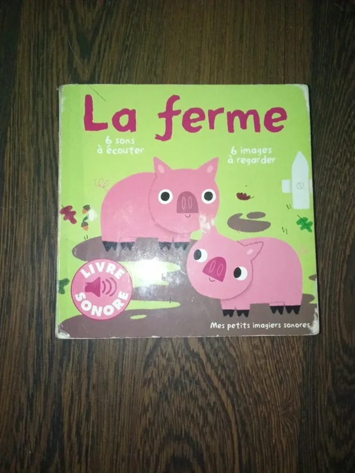 Lot de 2 Livres sonores - la ferme - pile non fourni - 1 ans - photo numéro 2