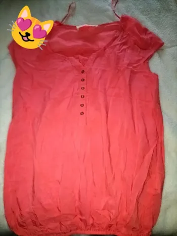 Blouse corail cache cache taille 0