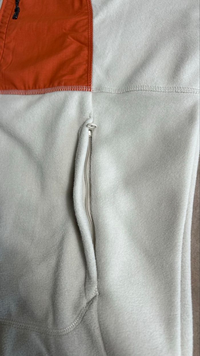 Polaire Columbia rapid expedition II blanc orange  taille XL - photo numéro 5