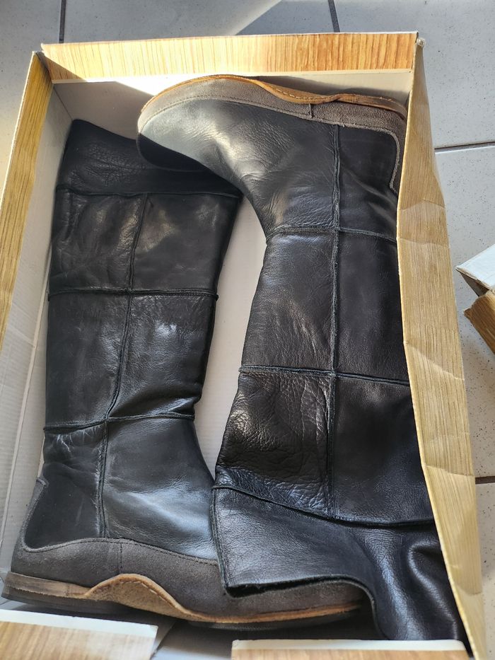 Botte haute San Marina en cuir - photo numéro 3