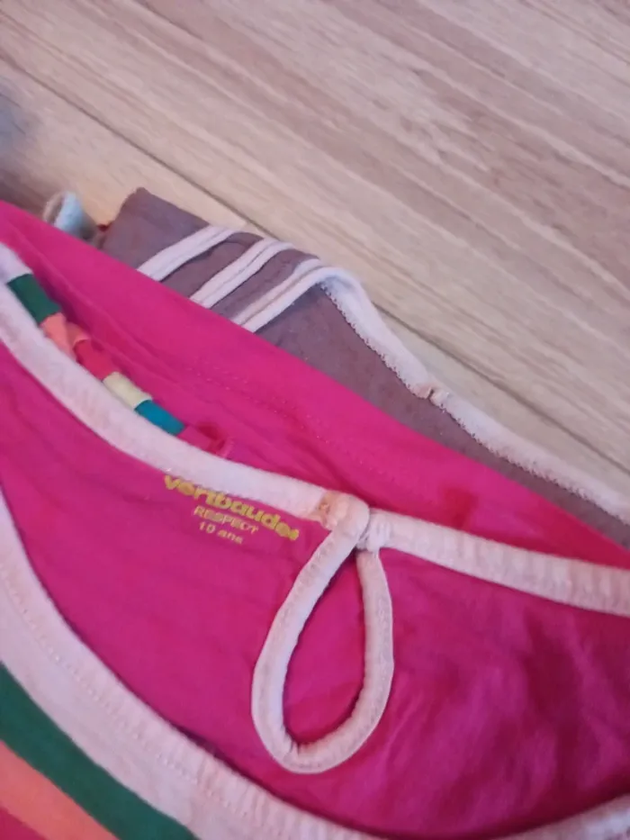 Lot 10 t-shirt fille (10 ans) - photo numéro 4