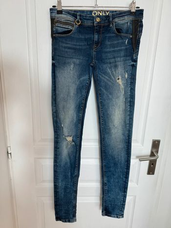 Jean troué  slim only