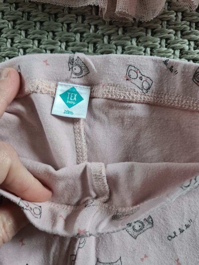 Ensemble tunique et legging assorti fille - 18 mois - photo numéro 10