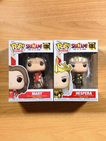 Lot 2 Funko Pop! Shazam! Fury of the Gods - Mary & Hespera