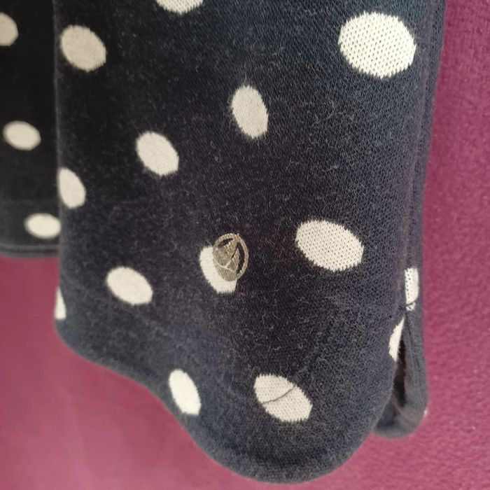 Robe Petit Bateau 6 ans noire à pois blanc - photo numéro 11