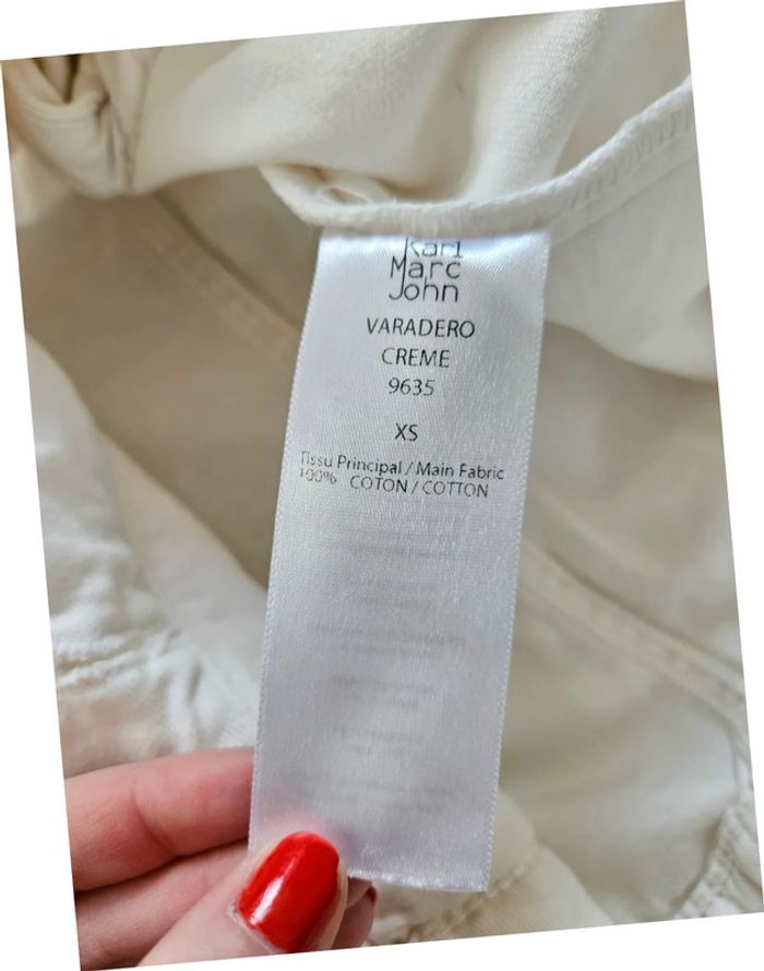 Veste en jean blanche Karl Marc John taille XS - photo numéro 8