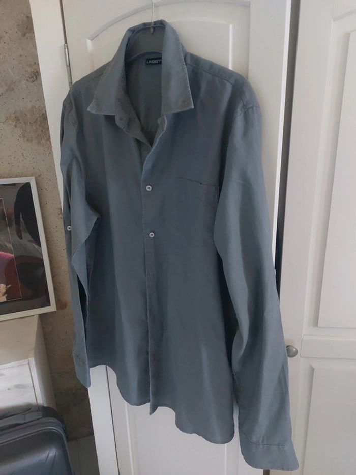 Chemise grise H manches longues - photo numéro 5