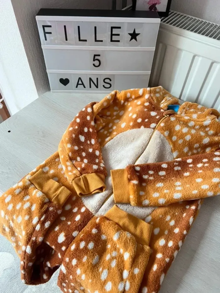 Combi surpyjama Disney Bambi 4-5 ans - photo numéro 3