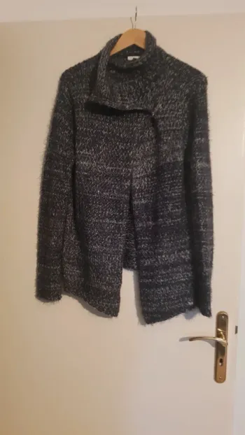 Gilet bleu chiné LPB