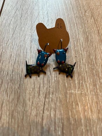 Boucles d’oreilles petit chien