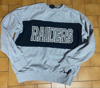 Sweat gris noir raides xs nfl 