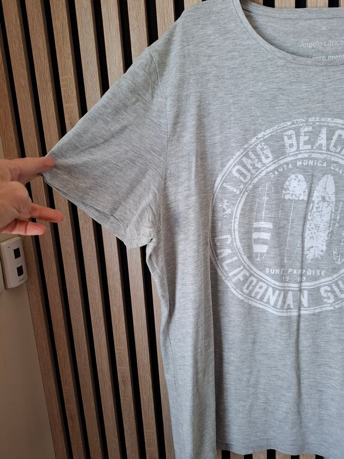 Tee shirt gris Angelo Litrico C&A T XL - photo numéro 4