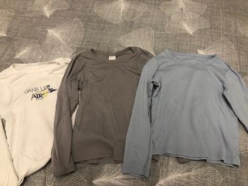 Lot de 3 Maillot de corps manches longues 8 ans