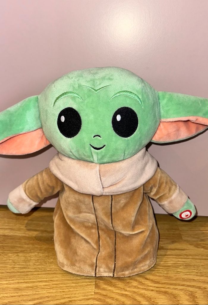 Peluche Baby Yoda Lumineux 32cm - photo numéro 2