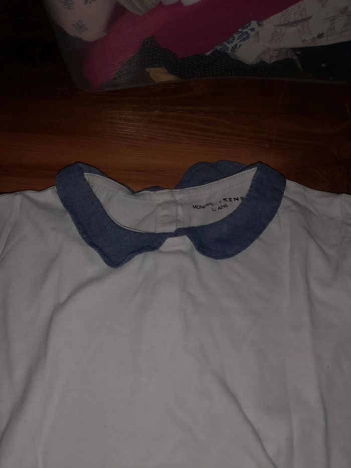 Haut col Claudine 10 ans - photo numéro 2