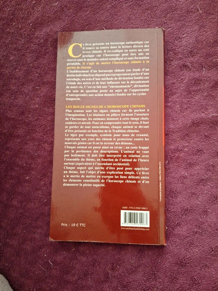 Livre horoscope chinois - photo numéro 2