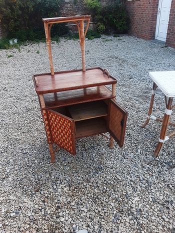 2 Meubles des années 20/30 bambous osier