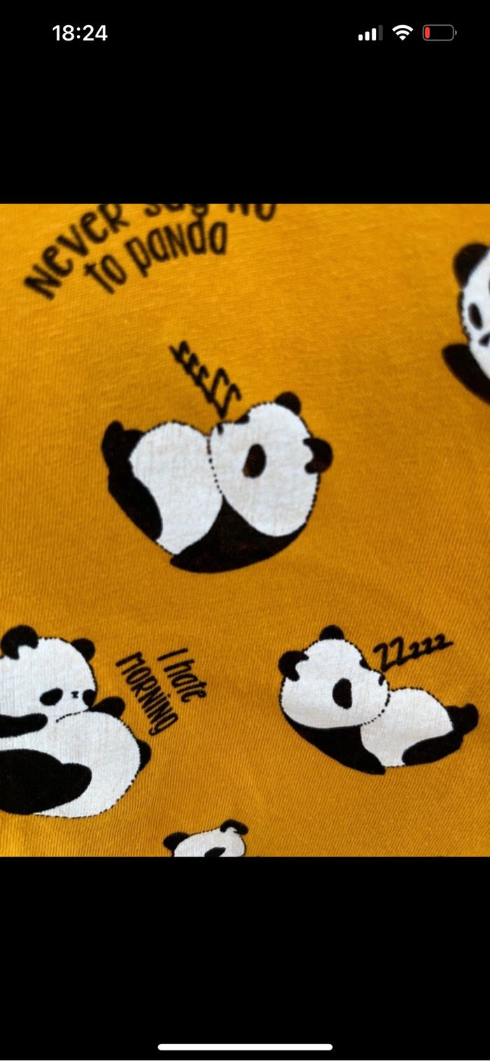 T-shirt imprimé panda - photo numéro 6