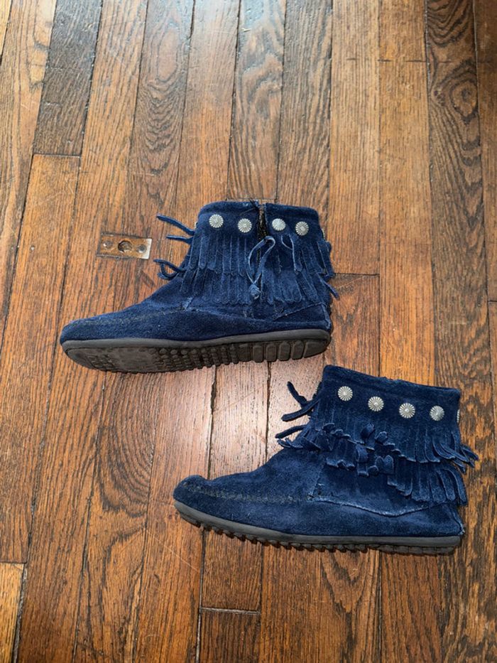 Boots en daim Minnetonka  Taille 5 us (36) - photo numéro 3