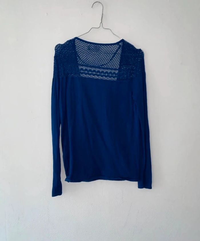Blouse bleu femme taille 38 - photo numéro 5