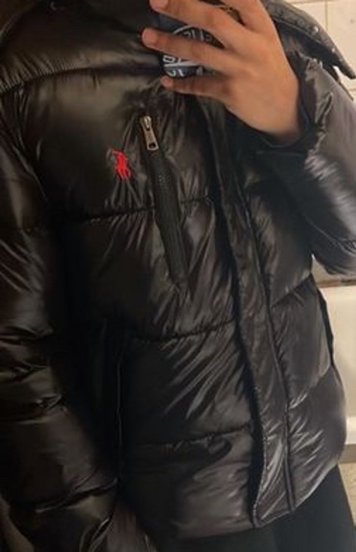 Doudoune Ralph Lauren neuf avec étiquette noir brillante taille M - photo numéro 6