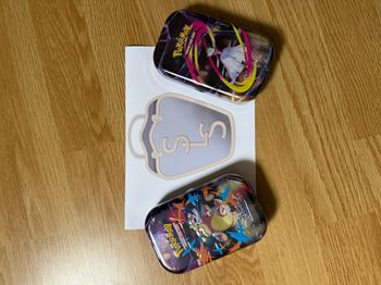 Lot de 2 Mini-Tins Pokémon, ME01, Méga-Evolution en français