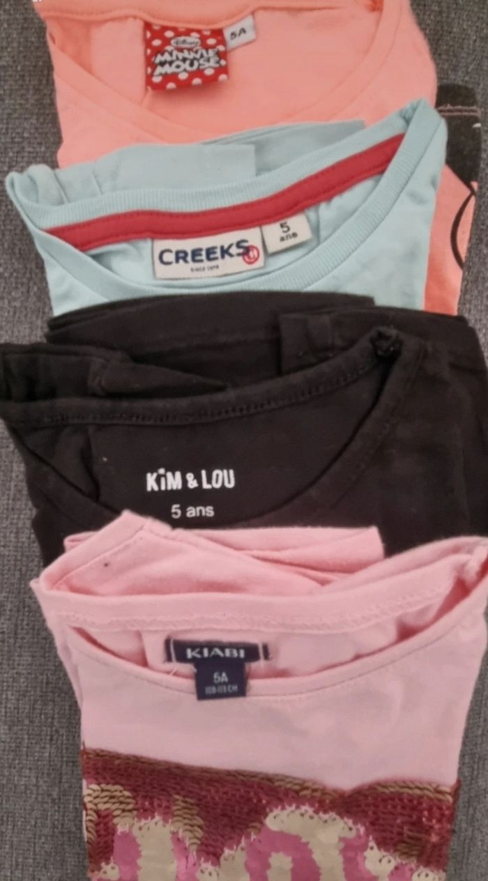 Lot de 16 tee-shirts manches courtes fille - photo numéro 2