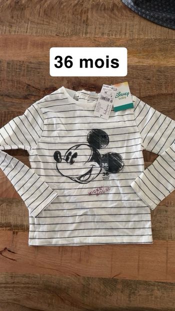 T shirt manches longues 36 mois