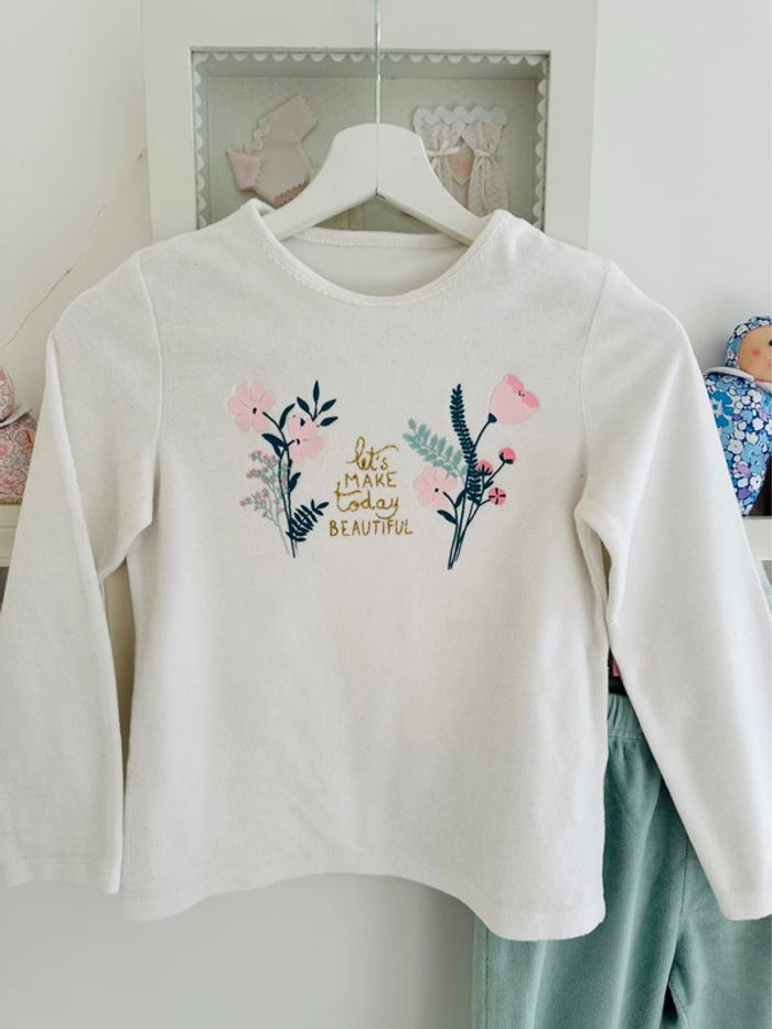 Pyjama deux pièces velour - photo numéro 2