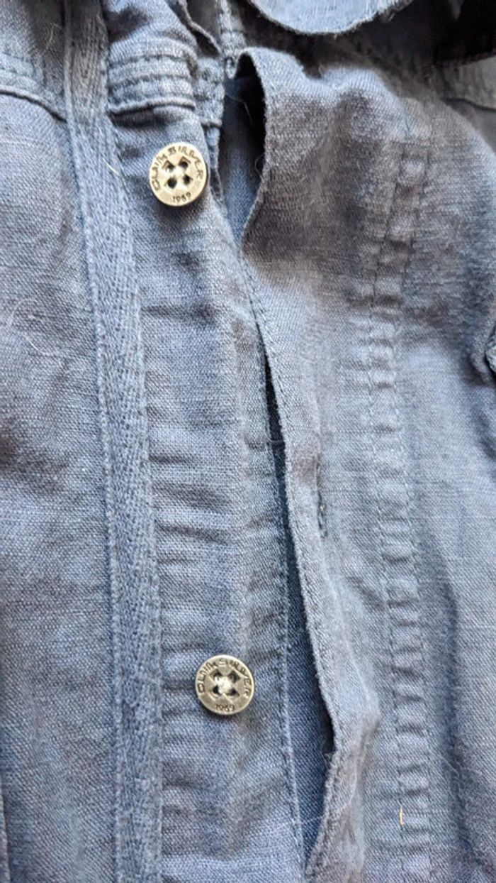 Chemise Casual Coton et Lin Marine Quicksilver M - photo numéro 7