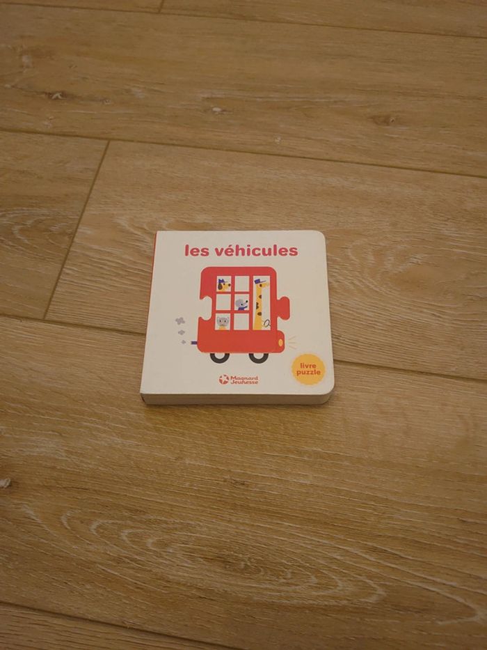 Livre puzzle les véhicules
