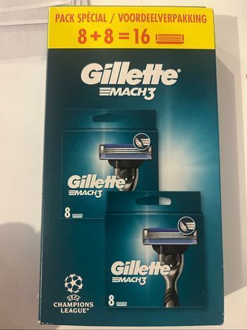 Lot de 16 lames Gillette Mach 3