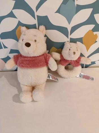 Doudou peluche Winnie l'ourson