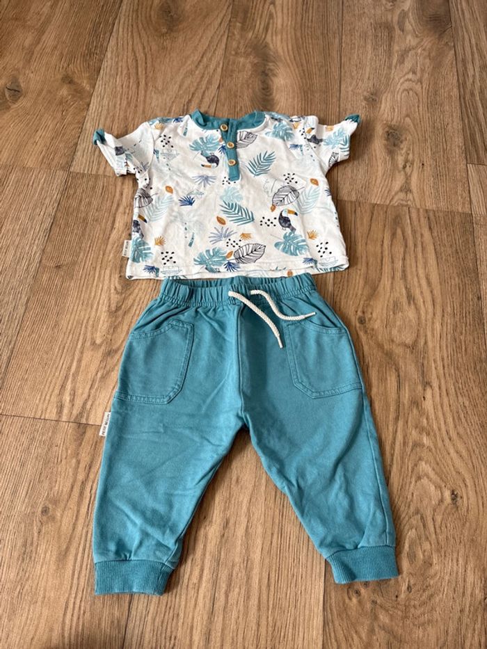 Ensemble petit béguin 9 mois