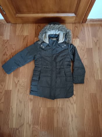 Parka très chaude 6 ans Vertbaudet motifs lune, étoile et point