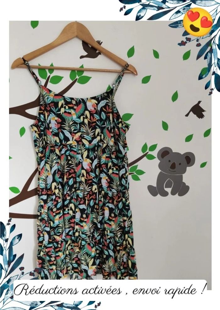 Robe femme fleuries coloré - photo numéro 3
