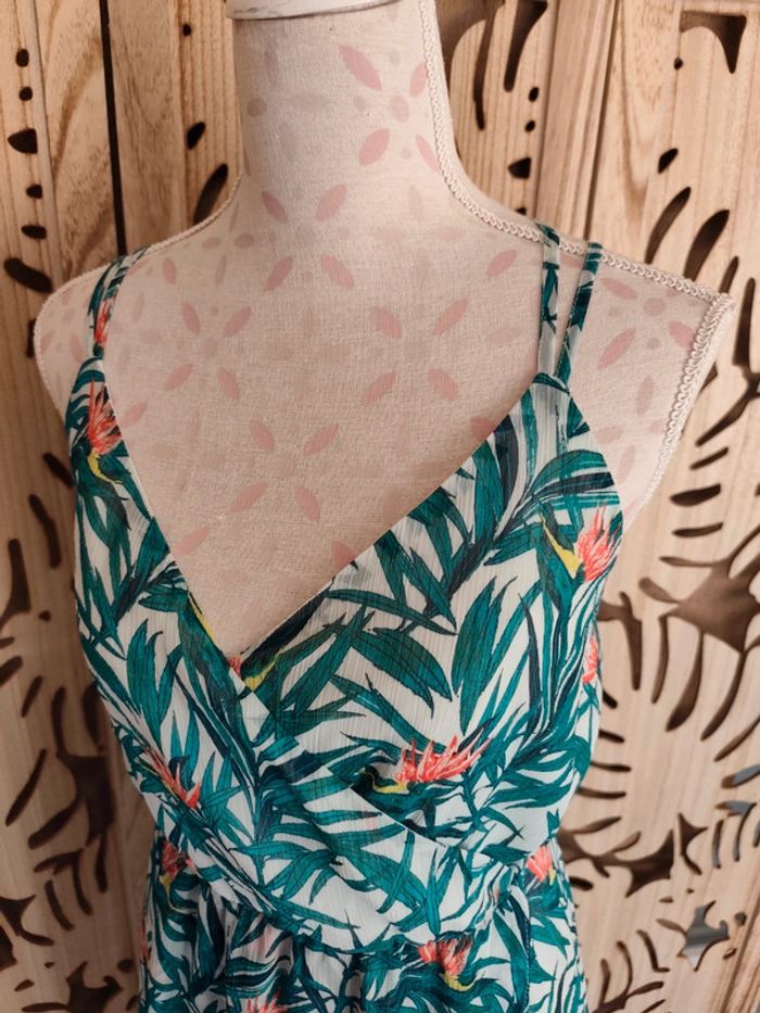 Robe imprimée fleurs façon cache coeur T 34 Kiabi - photo numéro 10
