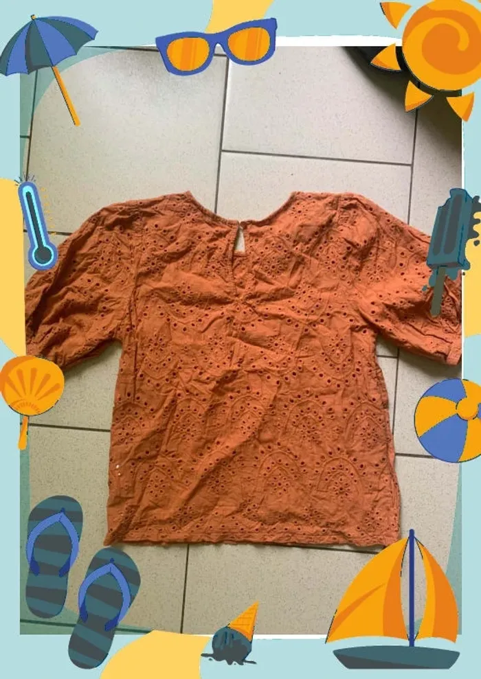 Blouse broderies - photo numéro 4