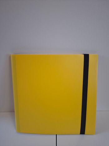 Album xl de rangement pour 480 cartes Pokémon / lorcana de qualité premium en jaune