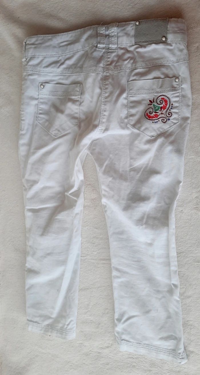 Pantacourt blanc 6 ans - photo numéro 6