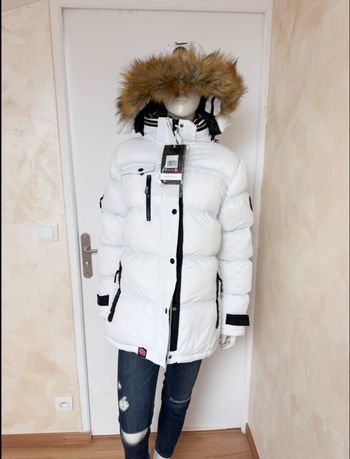 Geographical Norway - doudoune femme - blanc - taille L 40 - neuve avec étiquette